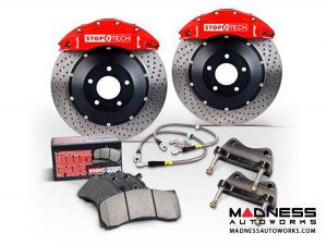 MINI Cooper/ Cooper S Front Big Brake Kit by Stop Tech - ST40 Yellow Calipers/ Drilled Rotors 328mmx28mm (R52/ 56)